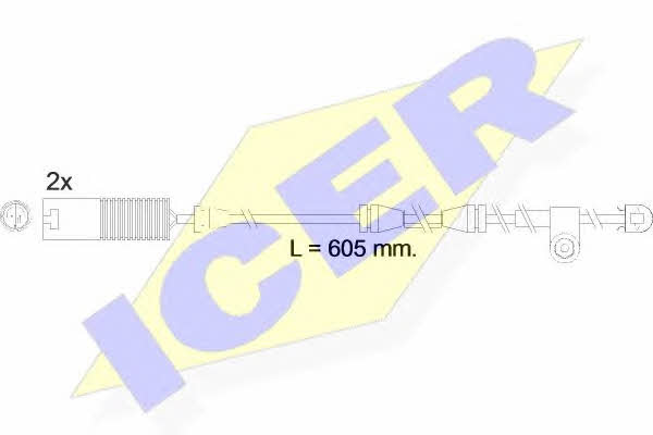 Icer 610390 E C Датчик зносу гальмівних колодок 610390EC: Купити в Україні - Добра ціна на EXIST.UA!