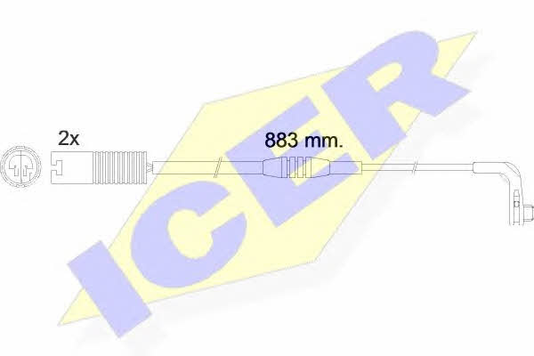 Icer 610480 E C Датчик зносу гальмівних колодок 610480EC: Купити в Україні - Добра ціна на EXIST.UA!