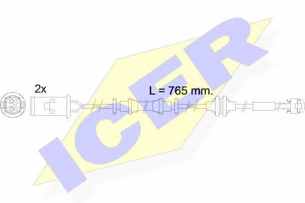 Icer 610535 E C Датчик зносу гальмівних колодок 610535EC: Купити в Україні - Добра ціна на EXIST.UA!