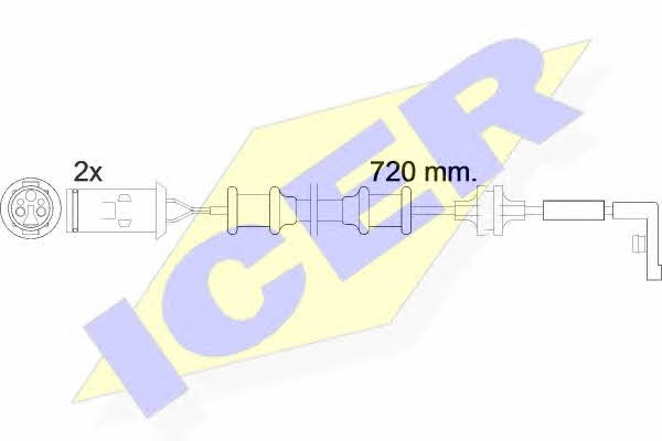 Icer 610444 E C Датчик зносу гальмівних колодок 610444EC: Купити в Україні - Добра ціна на EXIST.UA!