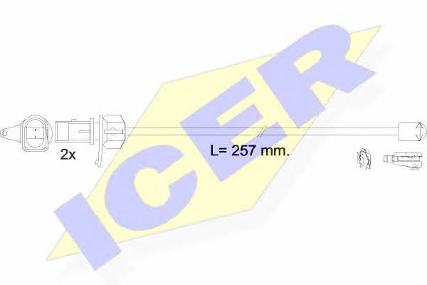 Icer 610609 E C Датчик зносу гальмівних колодок 610609EC: Купити в Україні - Добра ціна на EXIST.UA!