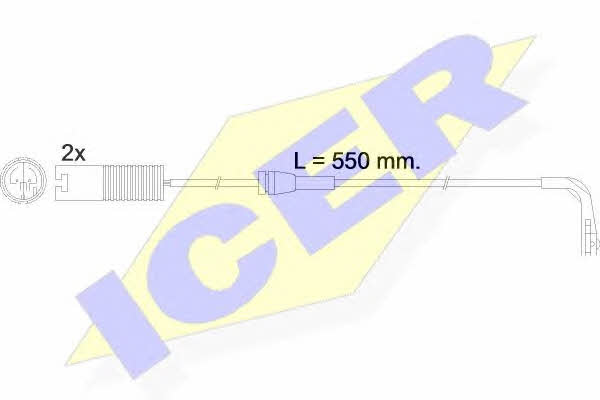 Icer 610388 E C Датчик зносу гальмівних колодок 610388EC: Купити в Україні - Добра ціна на EXIST.UA!