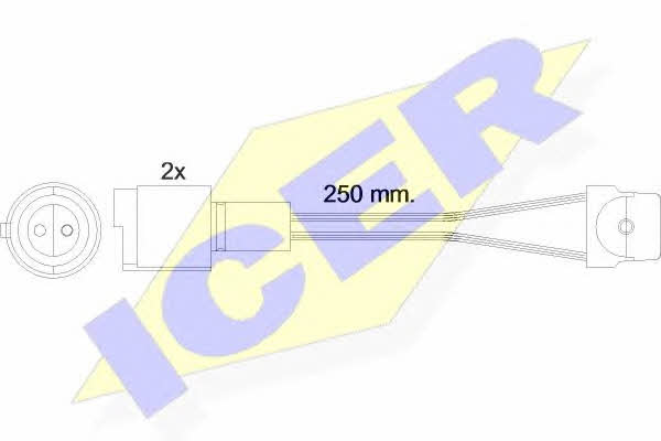 Icer 610091 E C Датчик зносу гальмівних колодок 610091EC: Купити в Україні - Добра ціна на EXIST.UA!