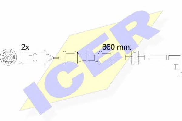 Icer 610447 E C Датчик зносу гальмівних колодок 610447EC: Купити в Україні - Добра ціна на EXIST.UA!