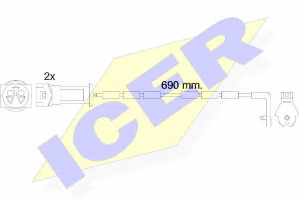 Icer 610445 E C Датчик зносу гальмівних колодок 610445EC: Купити в Україні - Добра ціна на EXIST.UA!