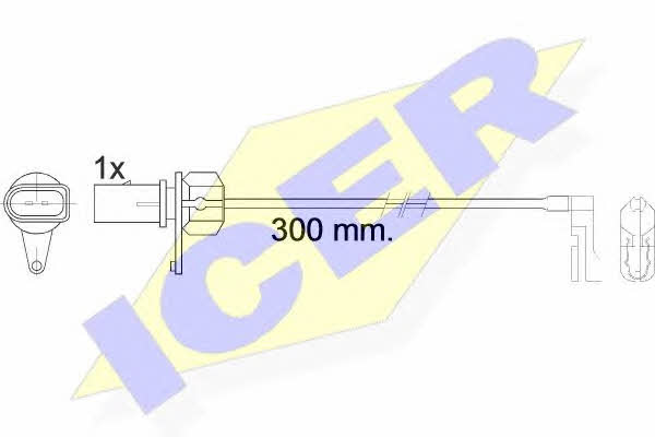 Icer 610459 C Датчик зносу гальмівних колодок 610459C: Купити в Україні - Добра ціна на EXIST.UA!