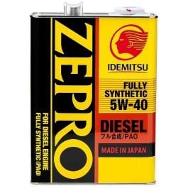Idemitsu 2863-004 Моторна олива Idemitsu Zepro Diesel 5W-40, 4л 2863004: Купити в Україні - Добра ціна на EXIST.UA!