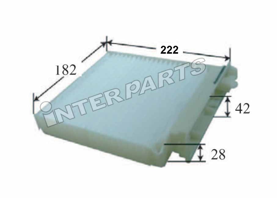 IPCA211 Interparts filter Фильтр салона