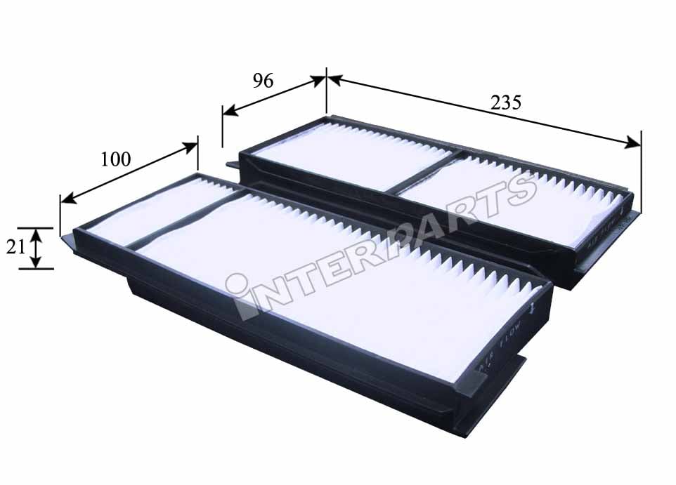 IPCA611 Interparts filter Фильтр салона