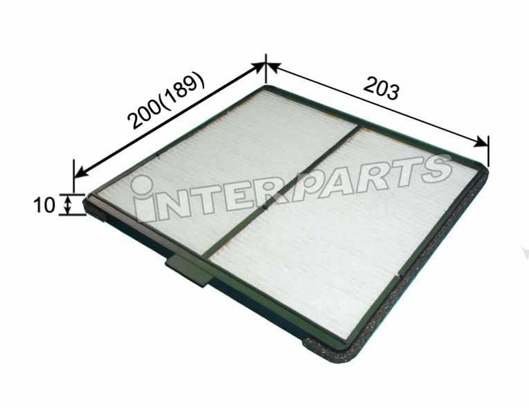 Interparts filter IPCA-D009 Фильтр салона IPCAD009: Отличная цена - Купить в Украине на EXIST.UA! IPCAD009 Interparts filter Фильтр салона