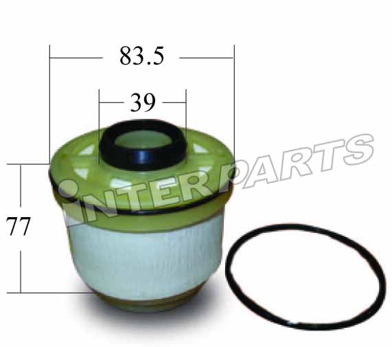 Interparts filter IPEF-105 Фільтр палива IPEF105: Купити в Україні - Добра ціна на EXIST.UA!