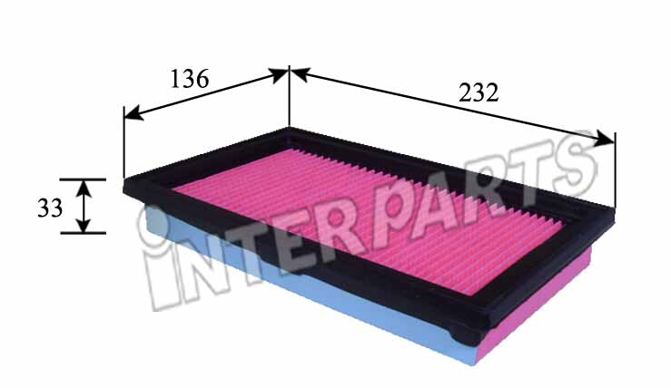 IPA273 Interparts filter Воздушный фильтр