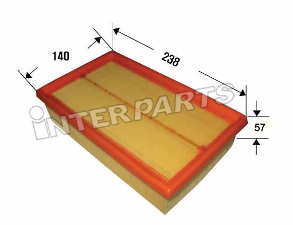 Interparts filter IPA-241 Воздушный фильтр IPA241: Отличная цена - Купить в Украине на EXIST.UA! IPA241 Interparts filter Воздушный фильтр