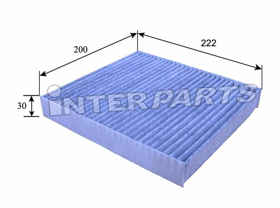 Interparts filter IPCA-206C Фільтр салону IPCA206C: Приваблива ціна - Купити в Україні на EXIST.UA! IPCA206C Interparts filter Фільтр салону