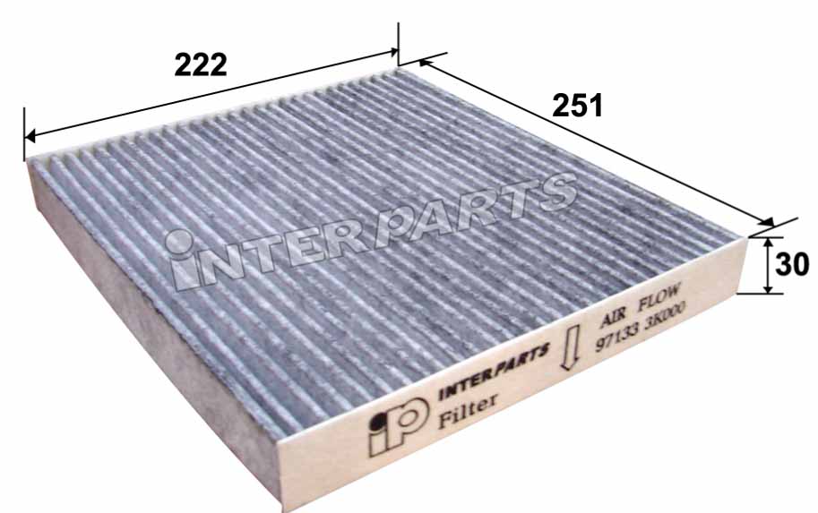 Interparts filter IPCA-H012C Фільтр салону IPCAH012C: Купити в Україні - Добра ціна на EXIST.UA!