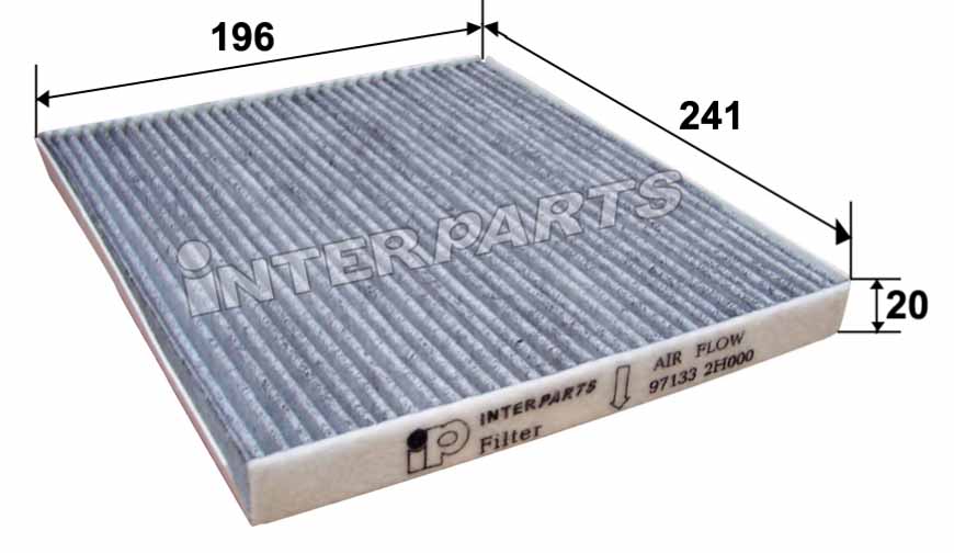Interparts filter IPCA-H011C Фільтр салону IPCAH011C: Купити в Україні - Добра ціна на EXIST.UA!