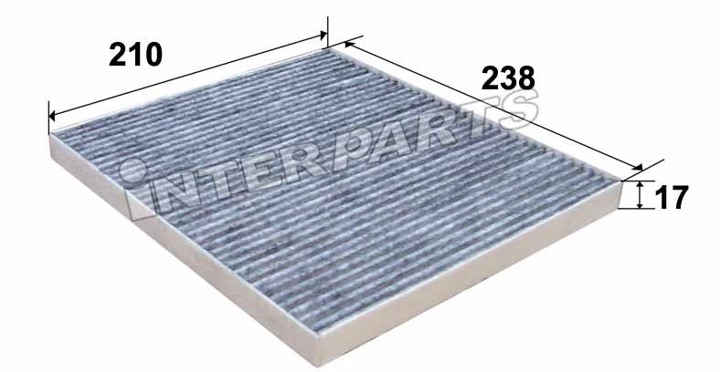 Interparts filter IPCA-K008C Фільтр салону IPCAK008C: Приваблива ціна - Купити в Україні на EXIST.UA! IPCAK008C Interparts filter Фільтр салону