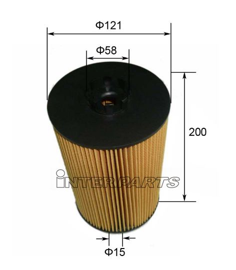 Interparts filter IPEO-834 Фільтр масляний IPEO834: Купити в Україні - Добра ціна на EXIST.UA!