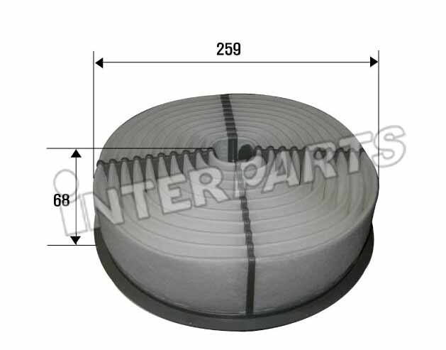 Interparts filter IPA-149 Воздушный фильтр IPA149: Отличная цена - Купить в Украине на EXIST.UA! IPA149 Interparts filter Воздушный фильтр