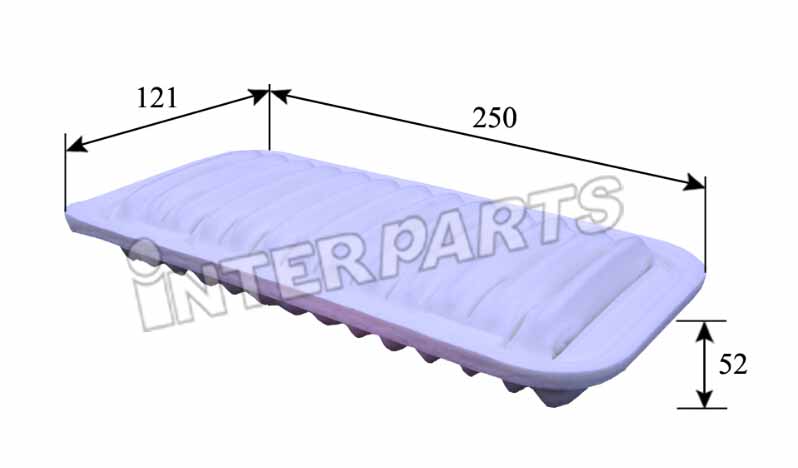 IPA164 Interparts filter Воздушный фильтр
