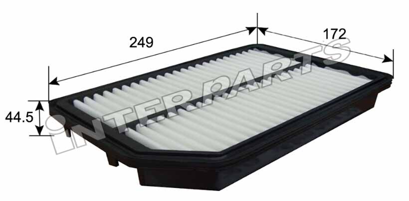 IPAK037 Interparts filter Воздушный фильтр
