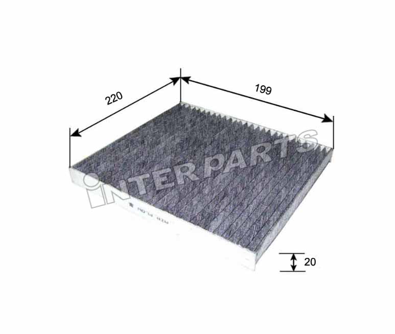 IPCA105C Interparts filter Фильтр салона