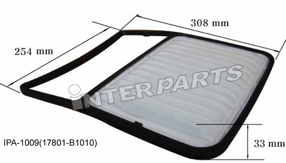 Interparts filter IPA-1009 Повітряний фільтр IPA1009: Купити в Україні - Добра ціна на EXIST.UA!