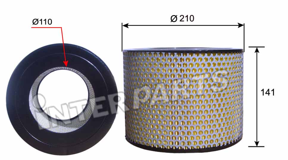 Interparts filter IPA-148 Повітряний фільтр IPA148: Купити в Україні - Добра ціна на EXIST.UA!