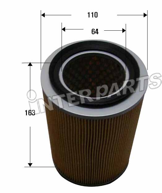 Interparts filter IPA-186 Повітряний фільтр IPA186: Купити в Україні - Добра ціна на EXIST.UA!