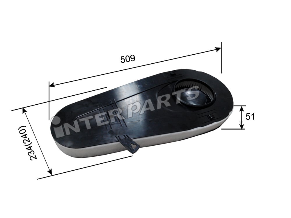 Interparts filter IPA-C013 Повітряний фільтр IPAC013: Приваблива ціна - Купити в Україні на EXIST.UA! IPAC013 Interparts filter Повітряний фільтр
