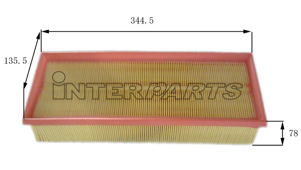 Interparts filter IPA-P247 Повітряний фільтр IPAP247: Приваблива ціна - Купити в Україні на EXIST.UA! IPAP247 Interparts filter Повітряний фільтр