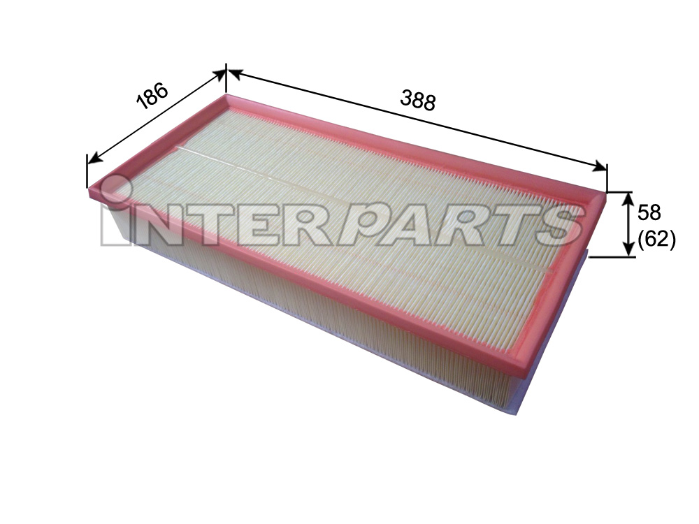 Interparts filter IPA-P403 Воздушный фильтр IPAP403: Отличная цена - Купить в Украине на EXIST.UA! IPAP403 Interparts filter Воздушный фильтр