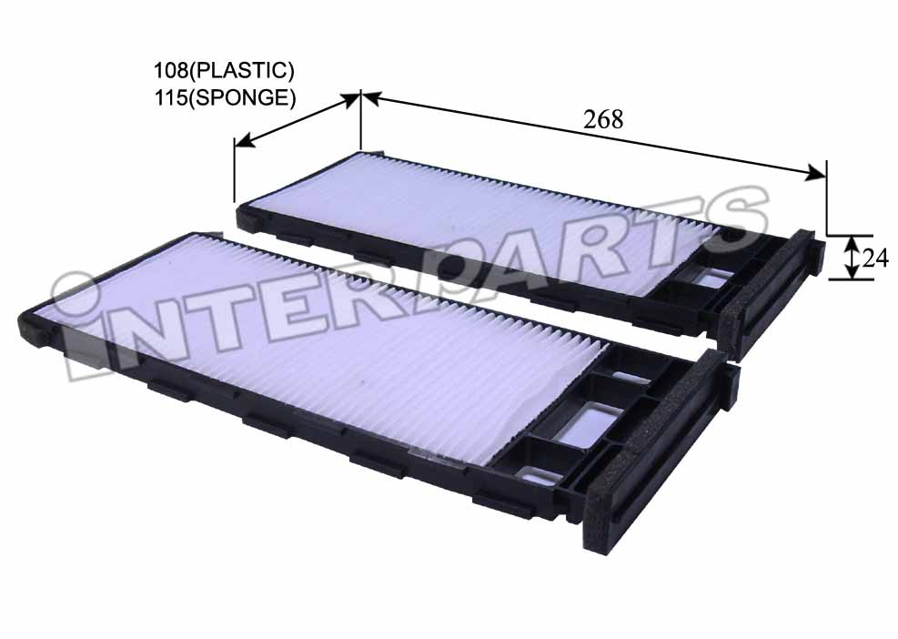Interparts filter IPCA-210 Фільтр салону IPCA210: Приваблива ціна - Купити в Україні на EXIST.UA! IPCA210 Interparts filter Фільтр салону