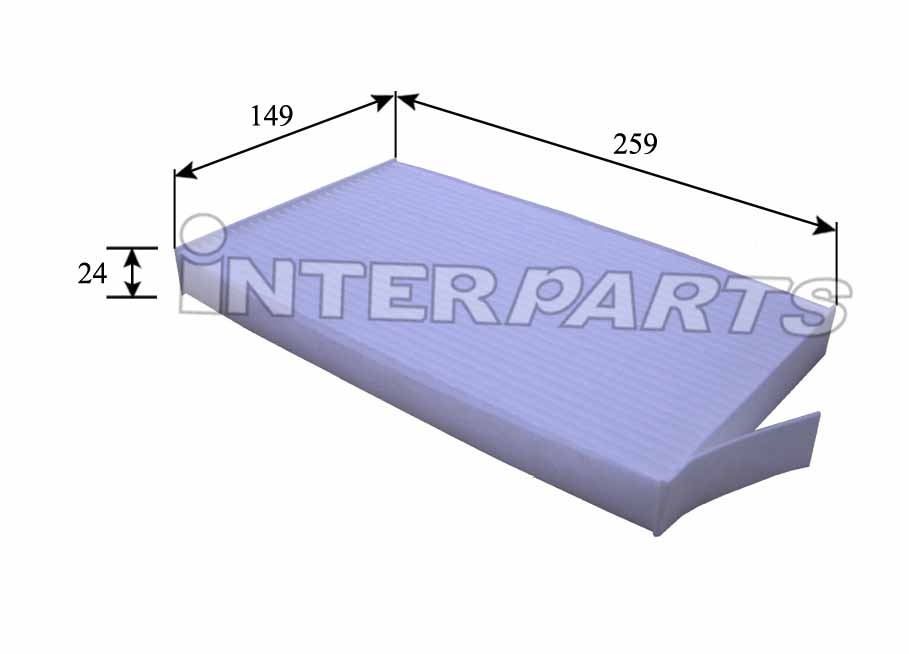 IPCA224 Interparts filter Фільтр салону