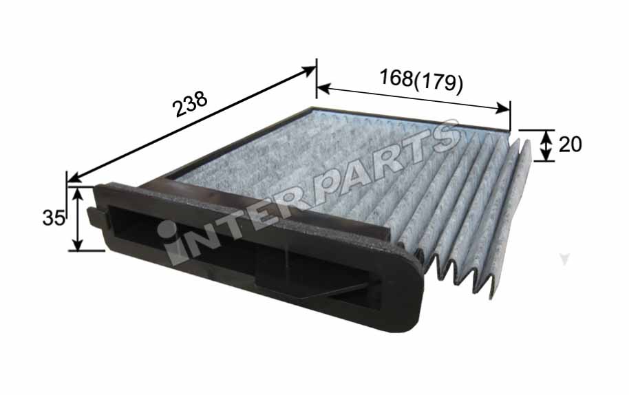 IPCA228C Interparts filter Фильтр салона