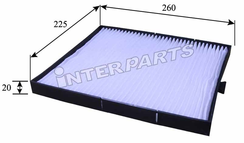 IPCAK002 Interparts filter Фильтр салона