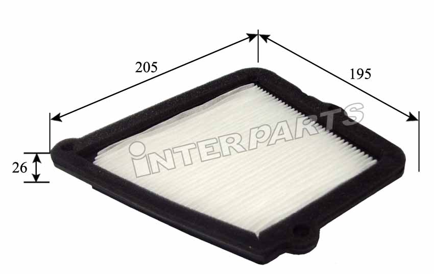 Interparts filter IPCA-K011 Фільтр салону IPCAK011: Купити в Україні - Добра ціна на EXIST.UA!