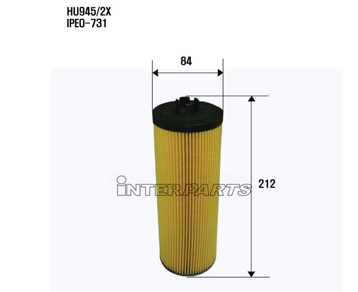 Interparts filter IPEO-731 Фільтр масляний IPEO731: Купити в Україні - Добра ціна на EXIST.UA!