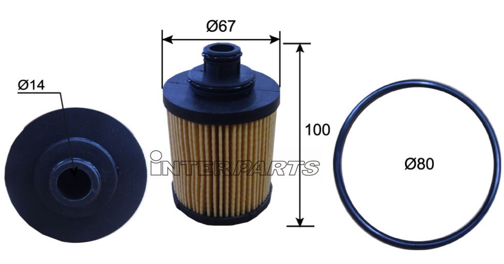 Interparts filter IPEO-785 Фільтр масляний IPEO785: Купити в Україні - Добра ціна на EXIST.UA!
