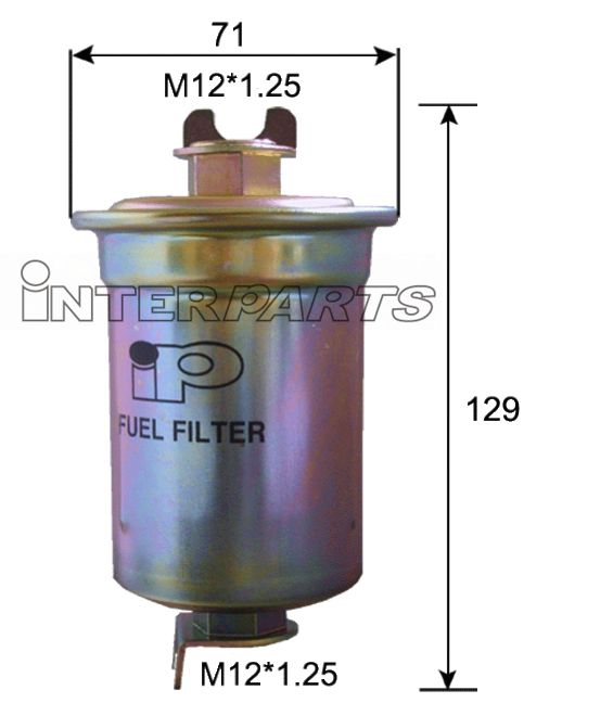 Interparts filter IPF-143 Фільтр палива IPF143: Купити в Україні - Добра ціна на EXIST.UA!