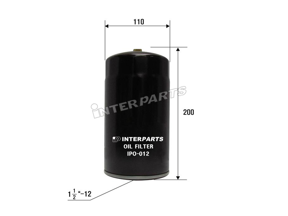 Interparts filter IPO-012 Фільтр масляний IPO012: Купити в Україні - Добра ціна на EXIST.UA!