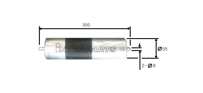 Interparts filter IPUF-505 Фільтр палива IPUF505: Купити в Україні - Добра ціна на EXIST.UA!