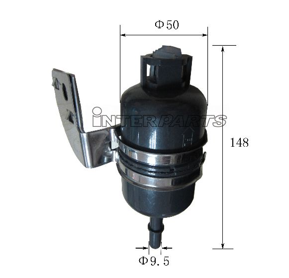 Interparts filter IPUF-512 Фільтр палива IPUF512: Купити в Україні - Добра ціна на EXIST.UA!