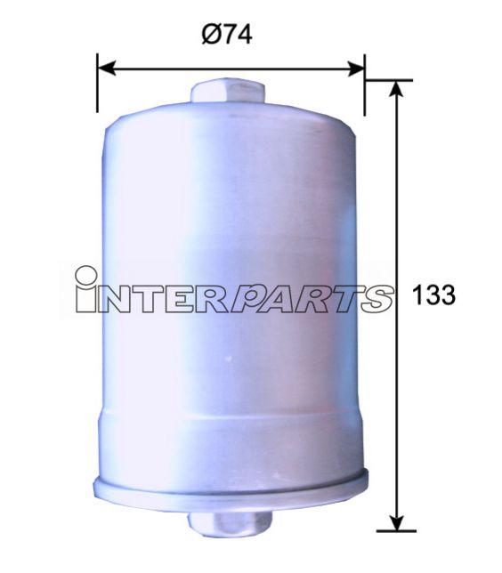 Interparts filter IPUF-705 Фільтр палива IPUF705: Купити в Україні - Добра ціна на EXIST.UA!