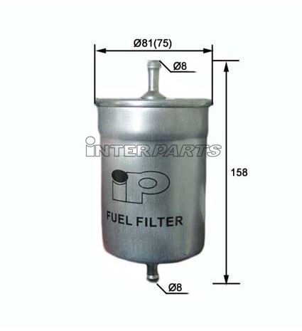 Interparts filter IPUF-810 Фільтр палива IPUF810: Купити в Україні - Добра ціна на EXIST.UA!