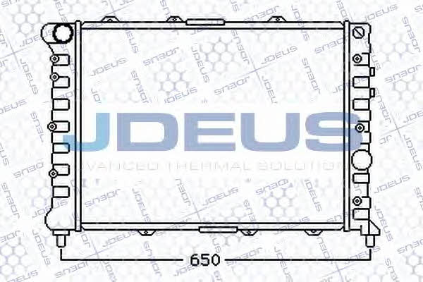 J. Deus 000M10 Радіатор охолодження двигуна 000M10: Приваблива ціна - Купити в Україні на EXIST.UA!