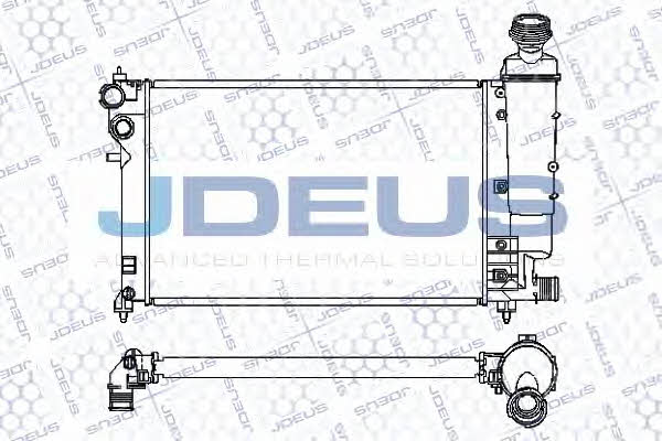 J. Deus 007M49 Радіатор охолодження двигуна 007M49: Купити в Україні - Добра ціна на EXIST.UA!
