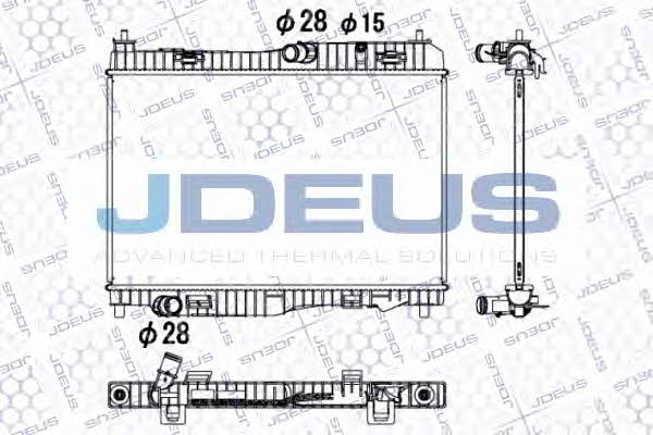 J. Deus 012M36 Радіатор охолодження двигуна 012M36: Купити в Україні - Добра ціна на EXIST.UA!