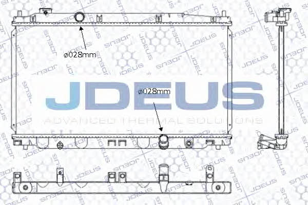 J. Deus 013M36 Радіатор охолодження двигуна 013M36: Купити в Україні - Добра ціна на EXIST.UA!