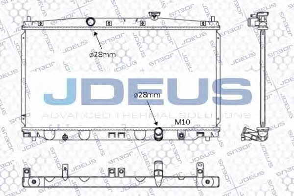 J. Deus 013M38 Радіатор охолодження двигуна 013M38: Купити в Україні - Добра ціна на EXIST.UA!